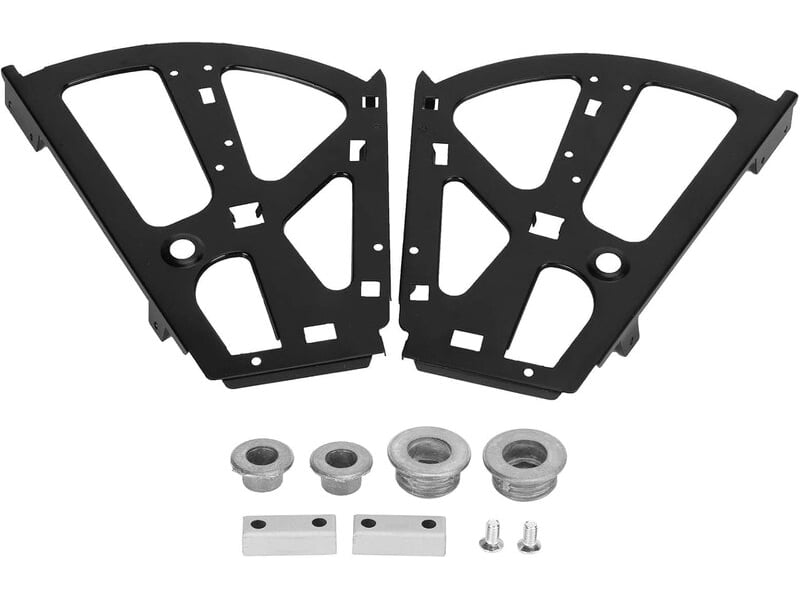  Paire de supports rabattables à 2 niveaux pour étagère à chaussures, charnières en acier inoxydable pour meubles de cuisine  - Conforama B