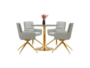 Ensemble table rond(e)  4 chaise(s)  STILVORA  