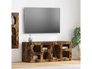 Meuble tv coloris marron 100 cm <strong></strong>  <strong></strong>