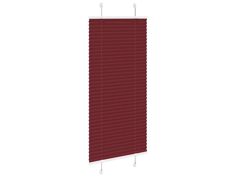  Store plissé, store de fenêtre rouge bordeaux 65x100 cm largeur du tissu 64,4 cm cf47048  - Conforama C