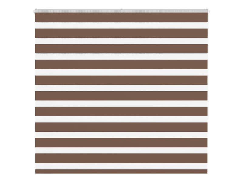  Store zèbre, store de fenêtre marron 165x150cm largeur du tissu 160,9cm polyester cf48696  - Conforama B