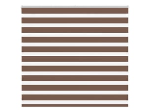 Store zèbre, store de fenêtre marron 165x150cm largeur du tissu 160,9cm polyester cf48696
