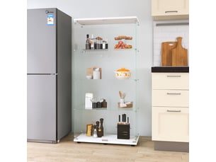 Vitrine coloris blanc  <strong></strong> <strong></strong> - x