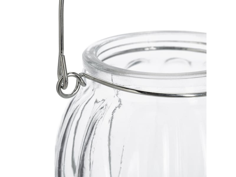  Lot de 12 photophores décoratifs polyvalents jardin salon 10 x 10 x 10 cm en verre transparent 13_0013526  - Conforama C