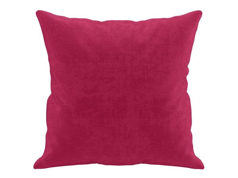 Lot de 2 coussins décoratifs rouge bordeaux 40x40 cm velours cf60887  - Conforama D