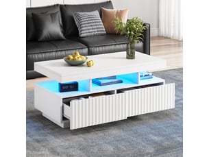 Table basse  coloris blanc <strong></strong> <strong></strong>