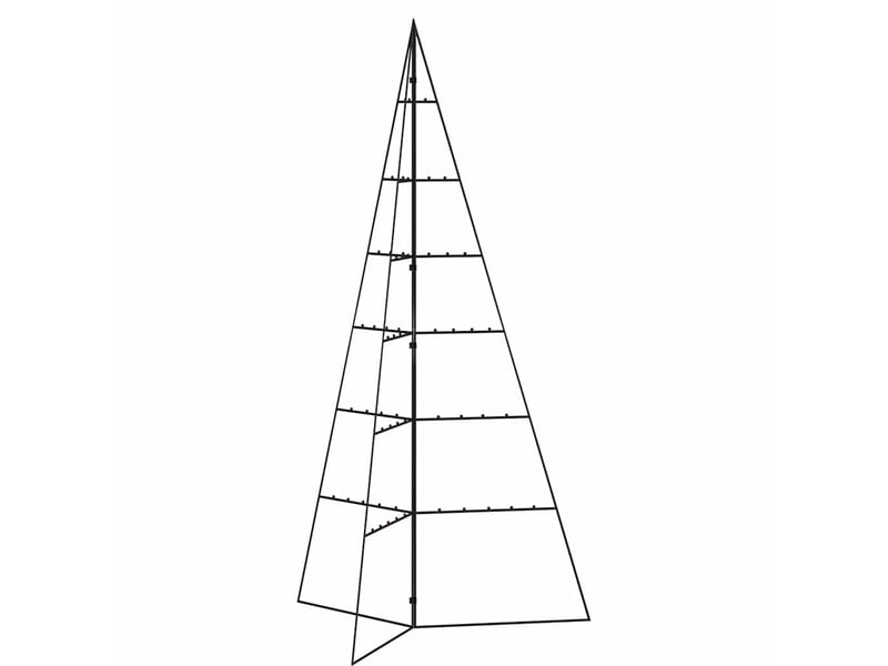  Arbre de noël, sapin de noël en métal pour décoration noir 140 cm  - Conforama E