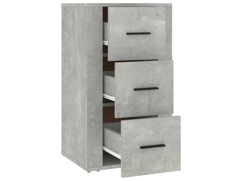  Buffet - bahut - meuble de rangement gris béton 40x33x70 cm bois d'ingénierie  - Conforama D