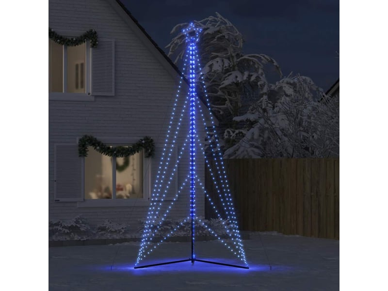 Sapin de noël, arbre de noël à led 615 led bleu 404,5 cm - Conforama C