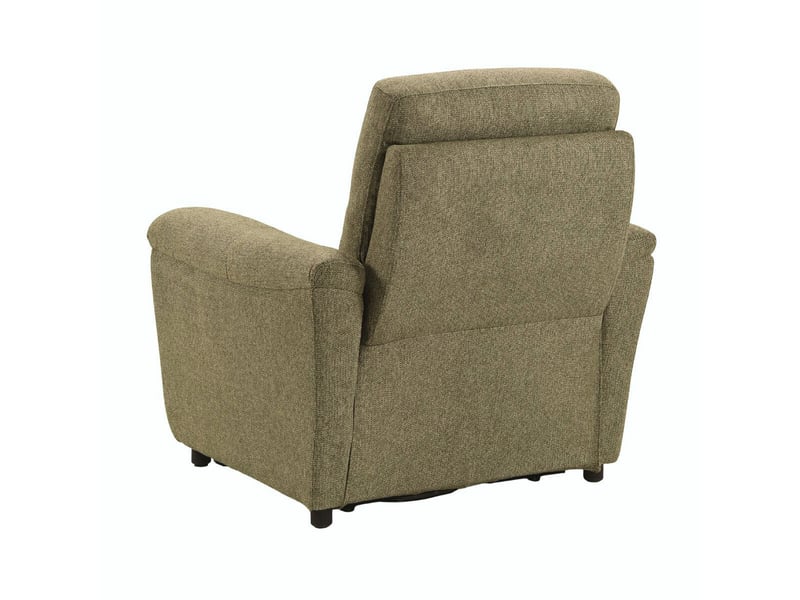  Fauteuil électrique relax zéro gravity tissu vert chiné - balco BALCO - Conforama D