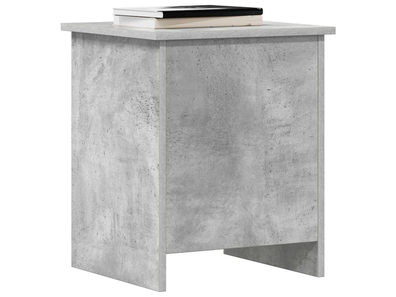  Coffre de rangement avec stockage gris béton 40x40x50 cm  - Conforama C