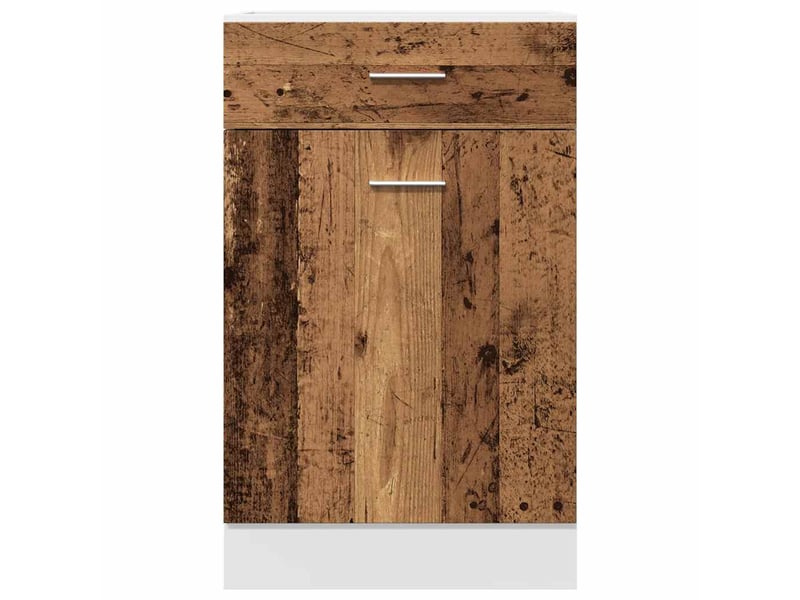  Armoire de cuisine, armoire à tiroirs lyon bois ancien 50x46x81,5cm bois d'ingénierie  - Conforama D