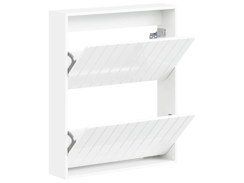  Meuble à chaussures mural, armoire à chaussures zwolle 71x17x86 cm shl5102  - Conforama C