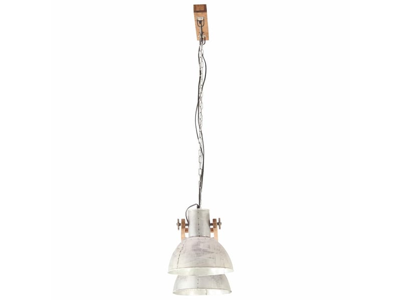  Lampe suspendue, suspension luminaire industrielle 25 w argenté 109 cm e27  - Conforama D