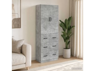 Armoire <strong></strong> <strong></strong> coloris gris largeur 66 cm