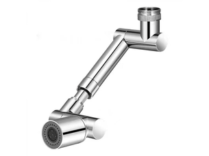 Prolongateur de robinet rotatif pour salle de bain, adaptateur de robinet avec bras robotisé rotatif à grand angle, extension de robinet