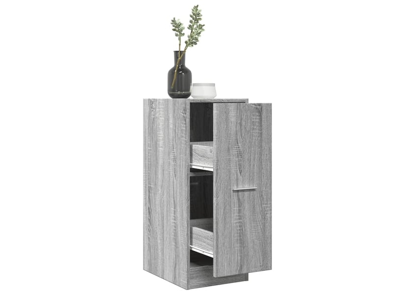  Armoire apothicaire sonoma gris 30x41x77,5 cm bois d'ingénierie  - Conforama B