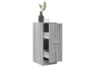 Armoire apothicaire sonoma gris 30x41x77,5 cm bois d'ingénierie