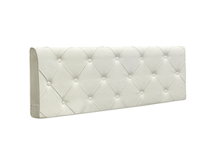 Tete de lit A fixer sur le cadre de lit largeur 183 cm finition tissu bicolore