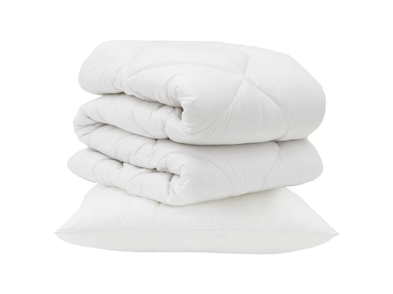  Couette avec oreiller 2 pièces - duvet blanc microfibre  - Conforama A