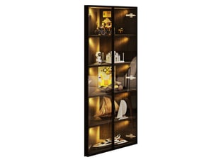Vitrine coloris blanc  <strong>OOIILLEE</strong> <strong>Luxe haut de gamme</strong> - 62 cmx160 cm