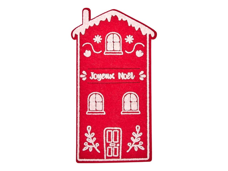  Porte couverts maison rouge x4  - Conforama C