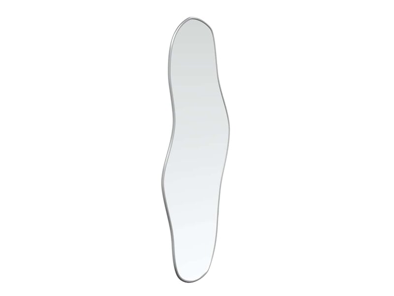  Miroir mural argenté 90x40 cm cf62808  - Conforama C