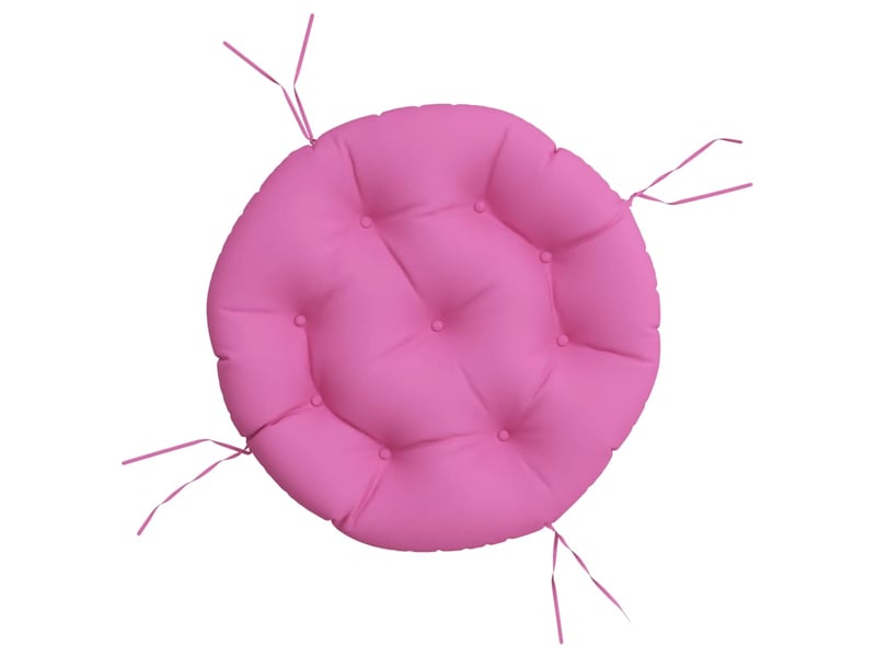  Coussin rond, coussin d'assise rose ø 60 x11 cm tissu oxford cf56627  - Conforama A