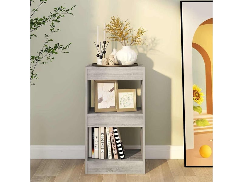  Bibliothèque, séparateur de pièce sonoma gris 40x30x72 cm  - Conforama E