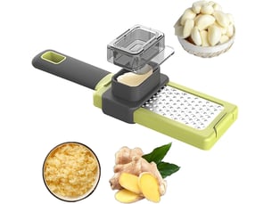 Presse ail, ecrase ails manuel, presse-ail de cuisine professionnelle, press ails à bascule inox, garlic crusher,facile à nettoyer et durable