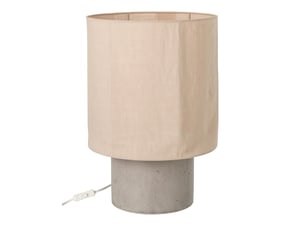 Lampe à poser en ciment havel 50cm beige