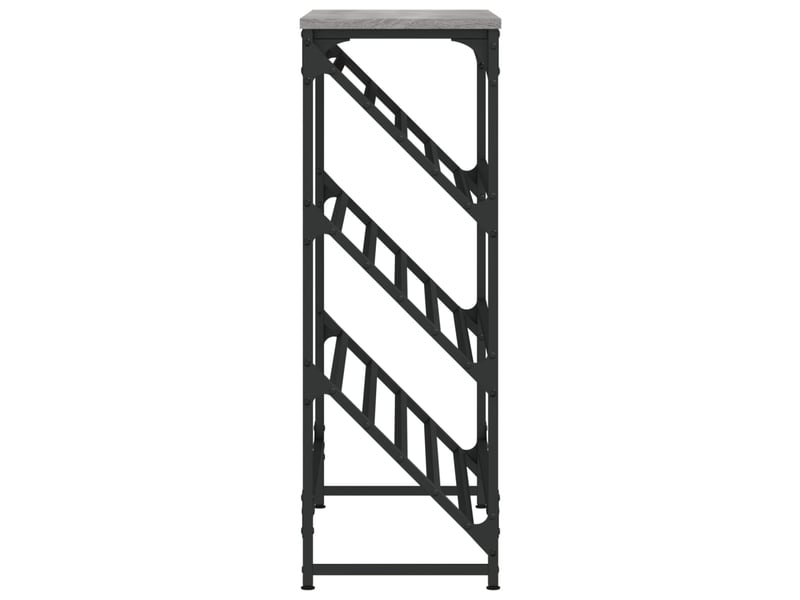  Meuble à chaussures, étagère à chaussures sonoma gris 90x30x85 cm bois d'ingénierie  - Conforama E