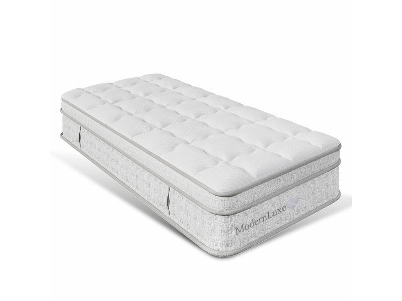  Matelas 90x200 cm H3, Ressorts Ensachés 7 Zones, 25 cm, Hybride Mousse à Froid, OEKO-TEX  - Conforama R