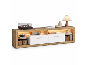Meuble tv coloris bicolore 180 cm MODENVIE  