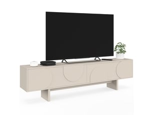 Meuble tv coloris beige ID MARKET