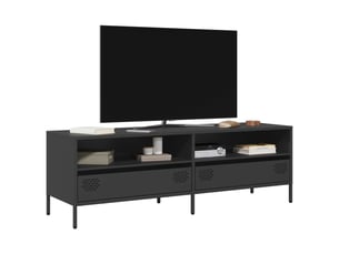 Meuble tv coloris noir 135 cm <strong></strong>  <strong></strong>