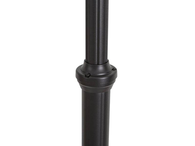 Lanterne d'extérieur classique noire 200cm 3 lumières ip44 - daphne  - Conforama D