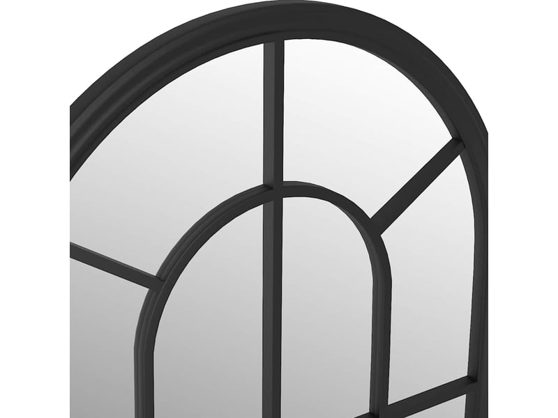  Miroir, miroir décoratif noir 60x45 cm fer pour utilisation à l'intérieur cf62897  - Conforama E