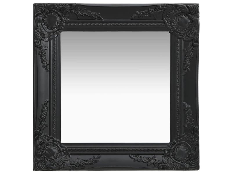  Miroir mural style baroque 40x40 cm noir cf62879  - Conforama B