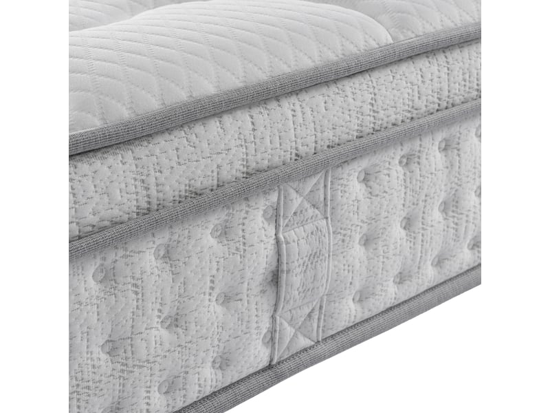  Matelas hybride,160x200 cm,h3 25 cm en polyester blanc 7 zones,hybride,blanc  - Conforama E