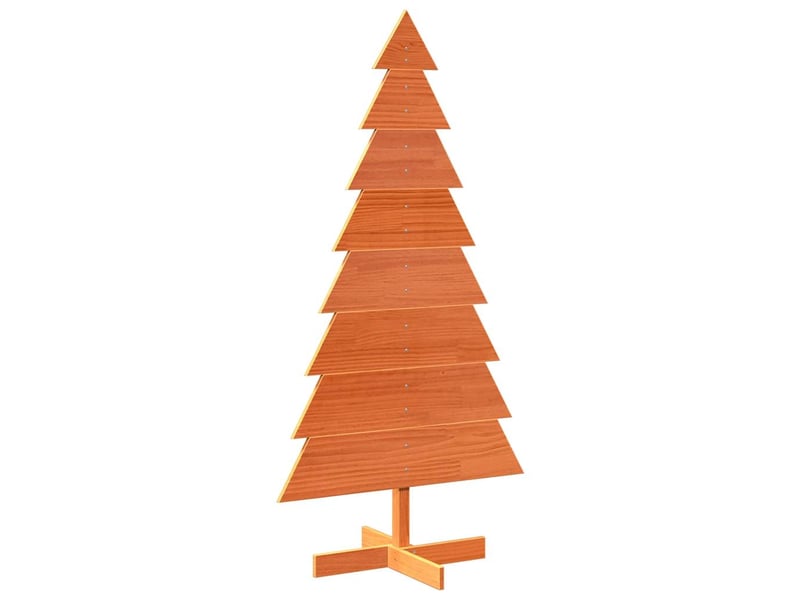  Sapin de noël - arbre de noël en bois pour décoration 150 cm bois de pin massif  - Conforama A