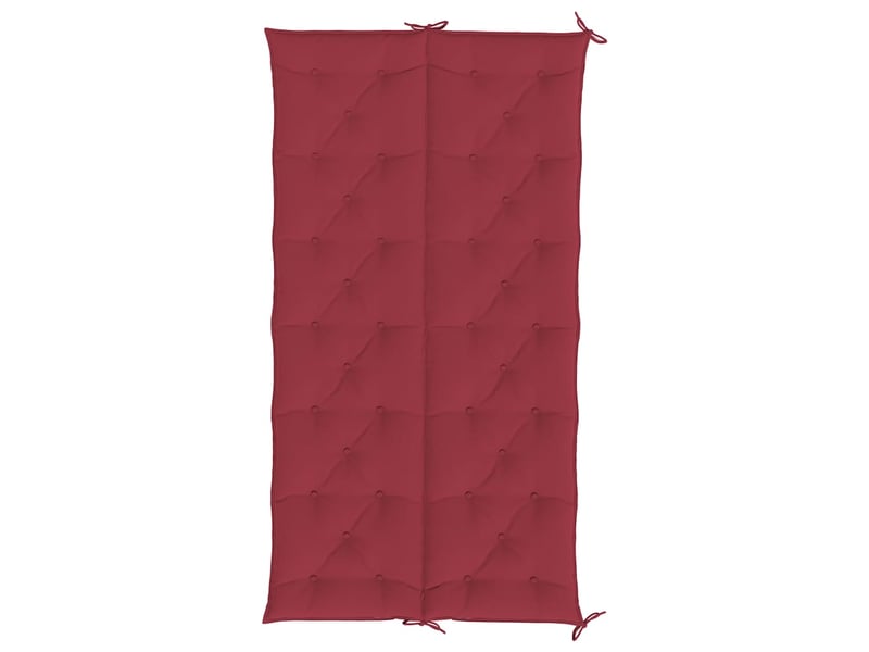  Coussin de banc de jardin, coussin d'assise rouge bordeaux tissu oxford cf52822  - Conforama E