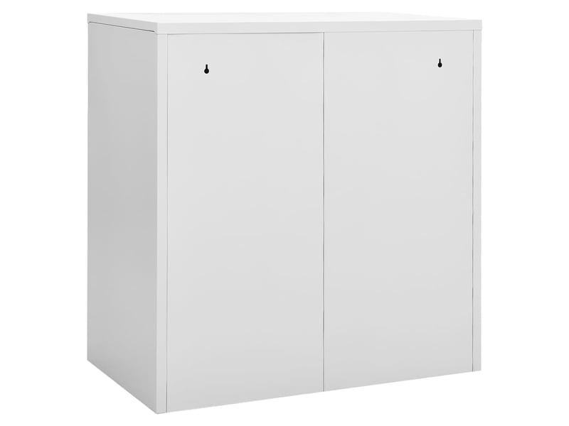  Armoire à casier, rangement de bureau gris clair et vert 90x45x92,5 cm acier shl4002  - Conforama D