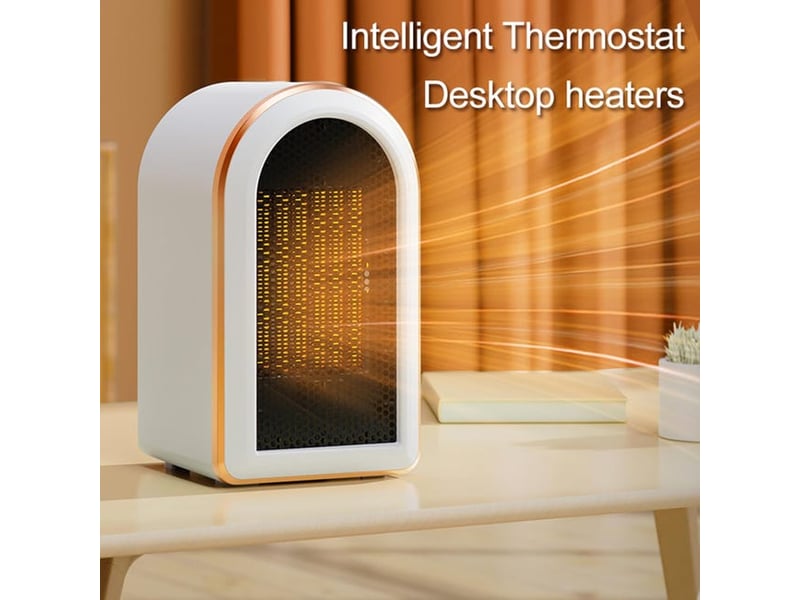  Chauffage électrique portable, élément chauffant en céramique ptc à économie d'énergie, chauffage silencieux, 1200 watts, noir YSK0005444LY - Conforama C