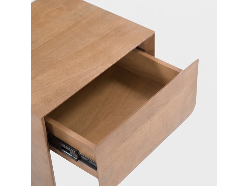  Table de chevet en bois de manguier marron clair-achille Achille - Conforama E