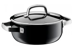 Faitout bas fusiontec mineral noir 20 cm wmf 0514555290