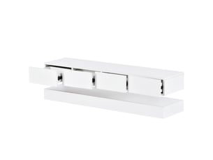 Meuble tv coloris blanc 130 cm Fay Lum