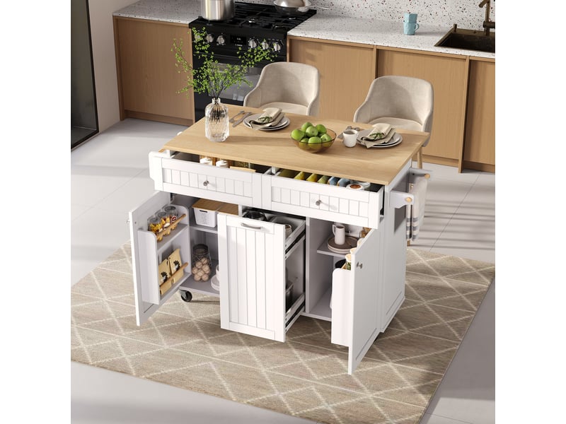  Desserte 2 portes 3 tiroirs coloris blanc mdf desserte blanc - Conforama E