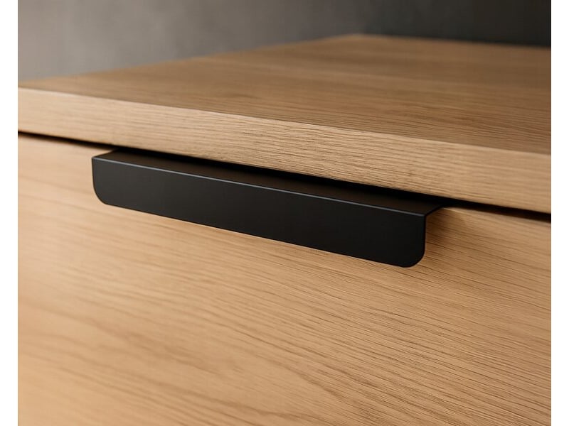  Poignée mate noire ua07, 96116 mm  - Conforama B