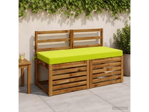 Coussin de banc, coussin d'assise, coussin de canapé soest 100 % polyester vert vif. 120 x 50 x 8 cm cf53749